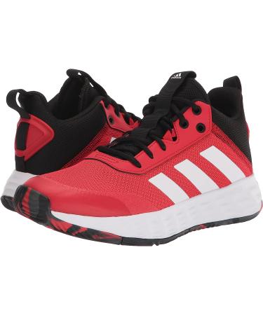 adidas Men's Own The Game Basketball Shoe 9 - Vivid Red/White/Core Black - Buy Online on GoSupps.com