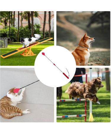 Poteau de flirt pour chiens jouet interactif de b ton de flirt pour animaux de compagnie bauette extensible quipement de flirt multifonctionnel pour animaux de compagnie fournitures pour animau - Buy Online on GoSupps.com
