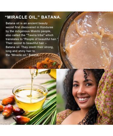 Uocasi Black Batana Oil - 100% Pure Organic Hair Growth Treatment Prevents Dry Hair & Split Ends (4.2 OZ - Buy Online on GoSupps.com