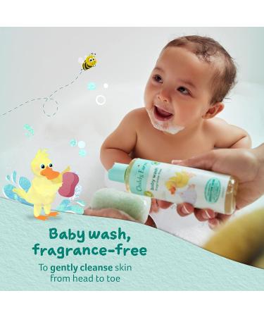 Childs Farm Baby Regime Bundle: Baby Moisturiser, Baby Wash & Baby Bubbles 250ml - Suitable for Newborns with Dry, Sensitive & Eczema-Prone Skin - Buy Online on GoSupps.com