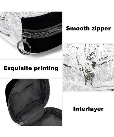 GIAPB Period Bag Sanitary Napkin Storage Bag Pad Holder for Period Makeup Pouch Winter Snow White Tree Color4073 - Buy Online on GoSupps.com