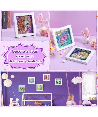 Kids Animal Diamond Painting Kit - 8 Pieces | Easy DIY Crystal Art for Home Decor (Classic Style) - Buy Online on GoSupps.com