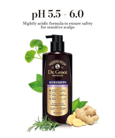 Dr. Groot Intensive Care Hair Loss Control Shampoo for Thin Hair (400 ml) - Biotin, Collagen & Retinol Formula for Men and Women - Buy Online on GoSupps.com
