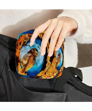 Buy Owl Menstrual Bag with Zipper for Women & Girls - Stylish & Practical | International Shipping Available - Buy Online on GoSupps.com