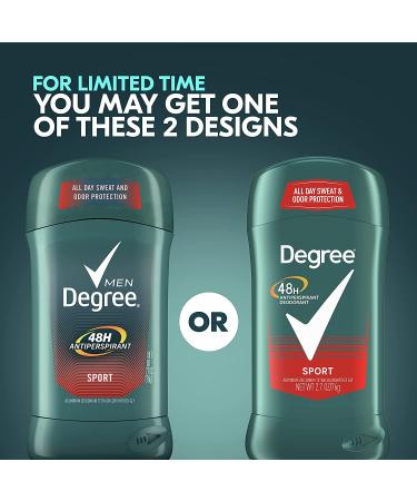 Degree Men Sport Antiperspirant Deodorant 2.7 oz - Pack of 6 | 48-Hour Sweat and Odor Protection - Buy Online on GoSupps.com