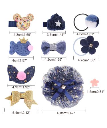 BOOBEES 13 Pack Hair Clips & 4 Pack Hair Tie Set - Stylish Hair Accessories for Girls & Women | Perfect Gift for Children - Buy Online on GoSupps.com