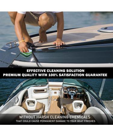 WavesRx Marine Grime & Scuff Remover Pads - Boat Erasers for Cleaning & Polishing | Ideal for Boats, Jet Skis | Remove Dirt, Deck Marks, Scratches & Black Streaks | Improved Strength & Higher Density - Blue - Buy Online on GoSupps.com