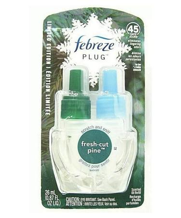 Febreze Plug Limited Edition Fresh Cut Pine Scented Oil Refill Recharge
