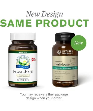Nature's Sunshine Flash Ease TR 60 Tablets - Menopause Relief Supplement - Buy Online on GoSupps.com