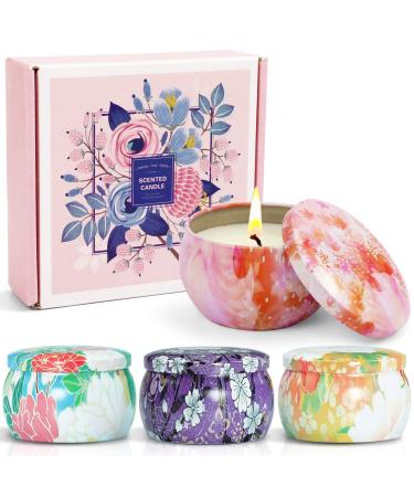 La Bellef e fragrance candles Set Mama gifts soy wax aromatherapy candle in can vegan gift set for birthdays weddings mother day teacher gift 4 pieces lavender whistle rose cinnamon apple - Buy Online on GoSupps.com