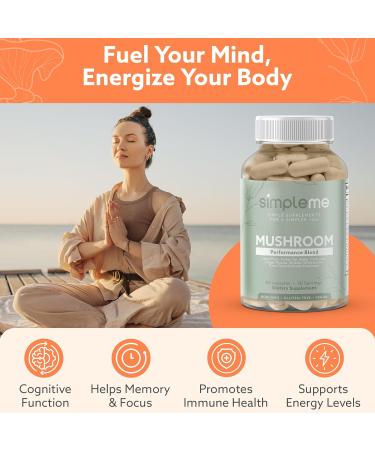 SIMPLEME Sea Moss Capsules 10 in 1 Power Blend and Colon Cleanse Detox and Multi-Mushroom Supplement Bundle to Improve Immune Health - Buy Online on GoSupps.com