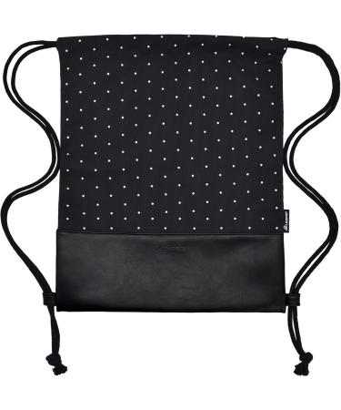 Leapop Hipster Gym Bag - Canvas Sports Backpack with Inside Pocket & Keychain | Stylish Dab Gym Sack for All Activities - Buy Online on GoSupps.com