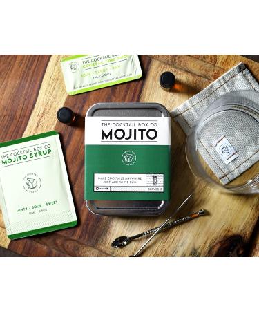 Mojito Cocktail Kit by The Cocktail Box Co. - Premium Hand Crafted Cocktails - Perfect Gift for Cocktail Lovers - Ideal Travel Companion! (1 Kit) - Buy Online on GoSupps.com