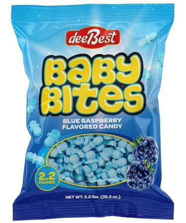 Dee Best Blue Baby Bites 2.2 LB Pacifier Candy for Baby Boy Shower | Kosher It's A Boy Candy 1300+ Pieces 2.2 Pound - Pack of 1 - Buy Online on GoSupps.com