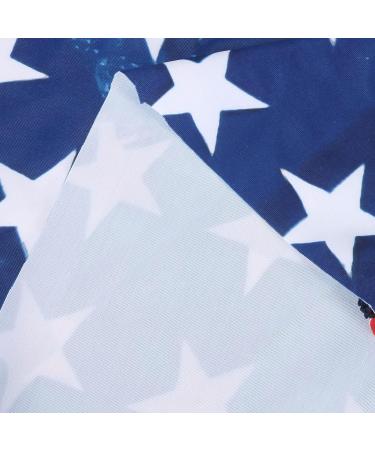Women's American Flag Tie Dye Tankini Swimdress with Boy Shorts - Blue (Size Small) - Buy Online on GoSupps.com