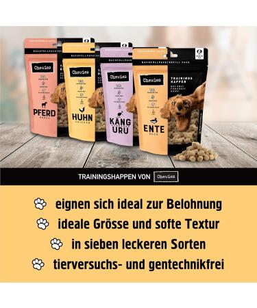 Buy Chewies Training Bats - Grain-Free Sugar-Free Monoprotein Chicken Dog Treats - Soft Healthy & Eco-Friendly - Made in Germany (6 x 175g) - Buy Online on GoSupps.com