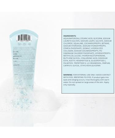 Global Beauty Care Smooth & Lift Collagen Facial Cleanser Peptides Hyaluronic Acid & Squalane 2-Pack (2x 2.5 fl oz) 2.5 Fl Oz (Pack of 2) - Buy Online on GoSupps.com