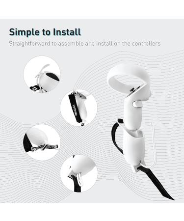 Buy VR Cover Controller Grips for Meta/Oculus Quest 2 - Light Grey | Enhance Your VR Experience - Buy Online on GoSupps.com