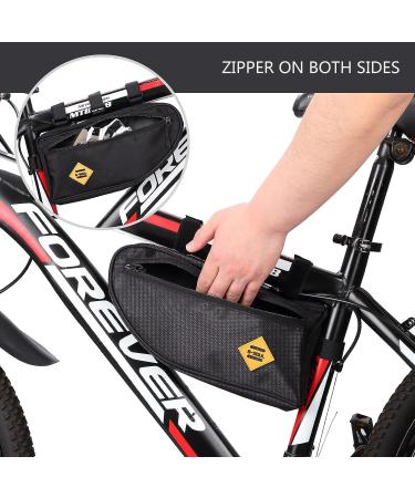 WMAWJBT XL Waterproof Bicycle Triangle Frame Bag | Bike Rack Storage Accessory for Road & Mountain Bikes - Buy Online on GoSupps.com