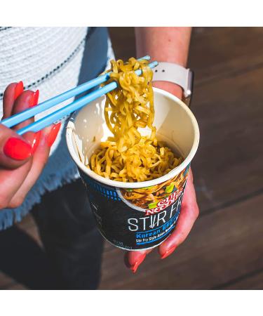 Nissin Cup Noodles Stir Fry Korean BBQ Sauce 2.89oz (Pack of 6) - Fast & Flavorful Meal Option - Buy Online on GoSupps.com