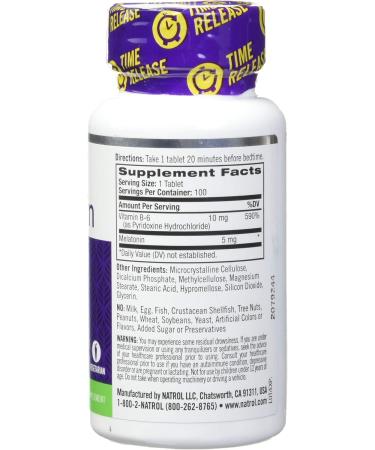 Natrol Melatonin Melatonin Time Release 90 Tablets - Buy Online on GoSupps.com