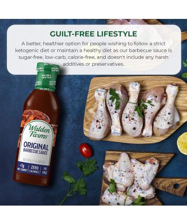 Walden Farms Near Zero Barbeque Sauce Original 340ml - Buy Online on GoSupps.com