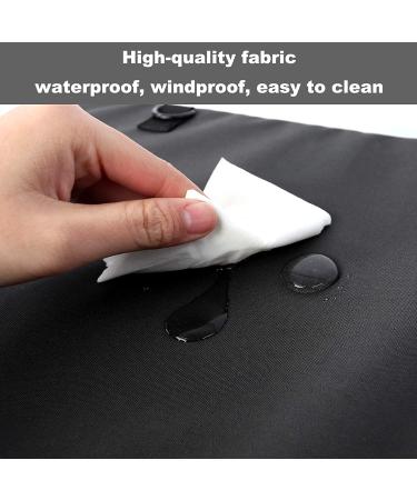 Durable Double Door Dog Crate Cover for Large Pets | Universal Fit for 24-48 inch Wire Crate | Black | 48L x 30W x 33H - Buy Online on GoSupps.com