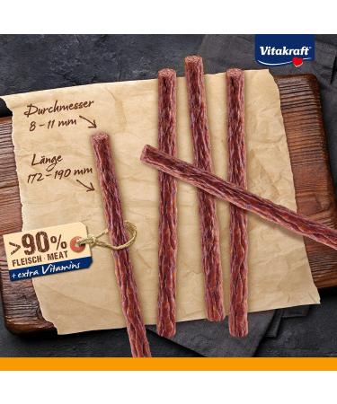 Vita Power Beef Stick Wild | High Meat Content Dog Snack | No Added Sugar (12g Pack) - Buy Online on GoSupps.com