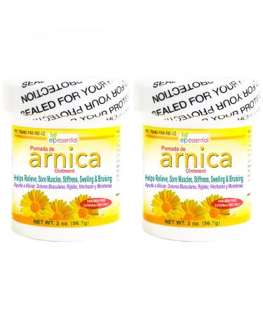 ELP ESSENTIAL Arnica Ointment Pomade 2 oz - 2 Pack 2 Ounce (Pack of 2)