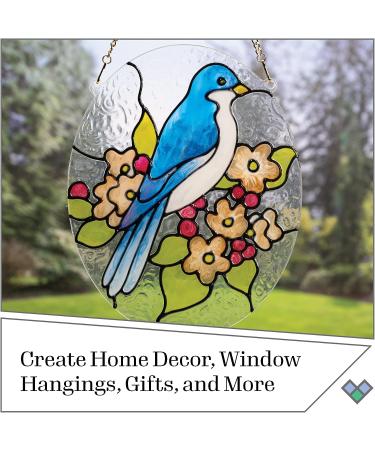 Gallery Glass Oval - Large Stained Glass DIY Surface for Arts and Crafts | 19746 - Buy Online on GoSupps.com