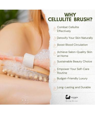 Shop Eco Bath London Cellulite Handbrush - Natural Body Care for Smooth Skin - International Shipping Available - Buy Online on GoSupps.com