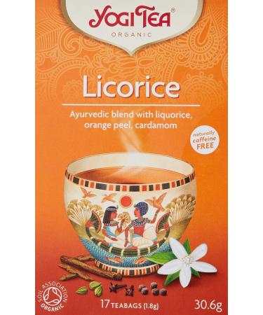 Yogi Tea - Licorice Egyptian Spice | 17 Bag - Buy Online on GoSupps.com