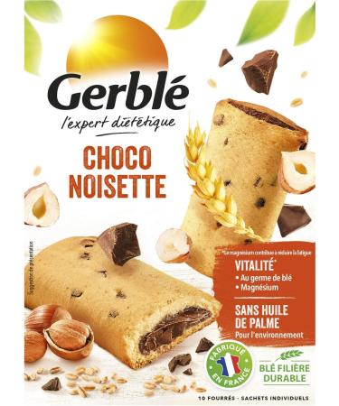 Gerbl Vitality Chocolate Hazelnut Filled Cookies Palm Oil Free 90323 1 Box of 10 Biscuits 200 g - Buy Online on GoSupps.com