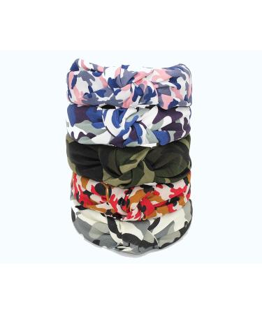 YETASI Chic Green Camo Headband for Women - Knotted, Non-Slip Material for Comfort - Green & Black - Buy Online on GoSupps.com