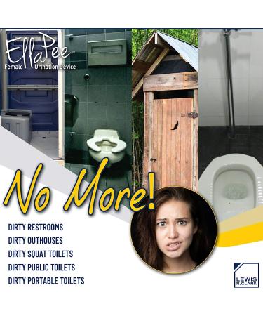 EllaPee Women's Urinal Funnel - Medical Grade Silicone, Reusable Female Urination Device for Camping, Hiking & Outdoor Activities - Stand to Pee with Ease (Purple) - Buy Online on GoSupps.com