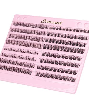 Eyelashes Manga Lashes - DIY Cluster Extensions D Curl & Natural Wispy Styles | Fluffy Individual Eyelash Extensions by LVMixWig L04-Manga - Buy Online on GoSupps.com