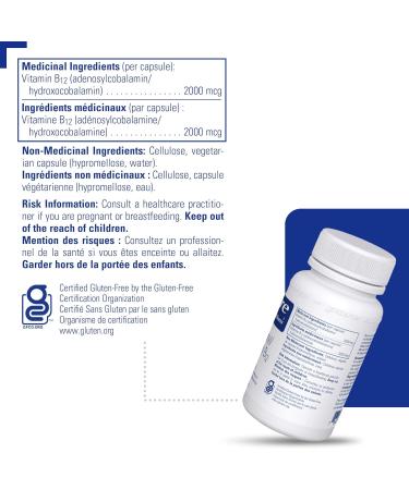 Pure Encapsulations Adenosyl/Hydroxy B12 | Vitamin B12 Blend Energy and Immune Support* | 90 Capsules - Buy Online on GoSupps.com