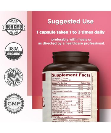 AMVILAB - Blood Pressure Health - Helps Support Blood Pressure Levels - for Healthy Heart Cholesterol & Cardio Support - Vitamins & Herbs - Non-GMO & Gluten Free - Dietary Supplement - 90 Capsules - Buy Online on GoSupps.com