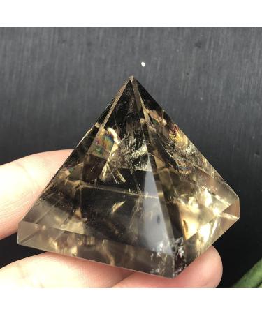 FUERLI Natural Color Gum Tawney Pyramid gem Suitable for Home Decoration Can be Used for HOMEZHOU - Buy Online on GoSupps.com