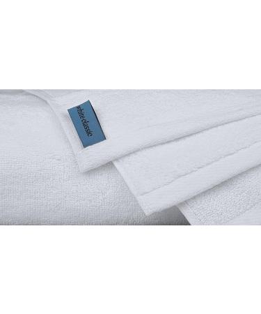 Luxury Resort Collection Soft Washcloth Face & Body Towel Set | 12x12 Plush & Absorbent Cotton | 12-Pack White Washcloths - Buy Online on GoSupps.com