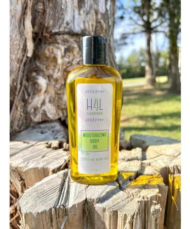Buy H4L Gardens Moisturizing Body Oil - Premium Organic Hemp & Essential Oils for All Skin Types - Buy Online on GoSupps.com