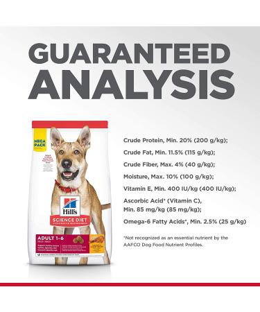 Hill's Science Diet Adult 1-6 Chicken & Barley Dry Dog Food 15lb - Pack of 1 - Buy Online on GoSupps.com