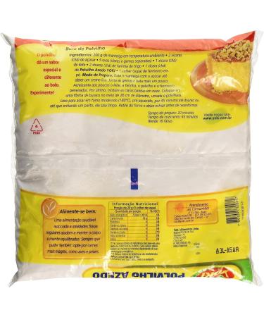 Yoki Polvilho Azedo | Acid Starch | Sour Starch | Sour Tapioca Flour | Easy to Prepare | Cheese Bread Mix | Base Ingredient | for Making Famous Brazilian Cheese Bread | 500g (Pack of 2) - Buy Online on GoSupps.com