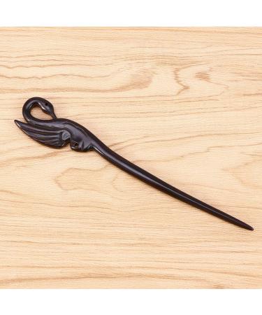 Wood Hair Stick Chinese Style Hair Chopsticks for Buns Hair Pins for Women Long Hair Chignon Maker Handmade - Buy Online on GoSupps.com
