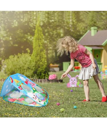 PRETYZOOM Kids Cornhole Game Set - Portable Outdoor Toss Game with 6 Bean Bags | 25x19 Light Blue - Buy Online on GoSupps.com