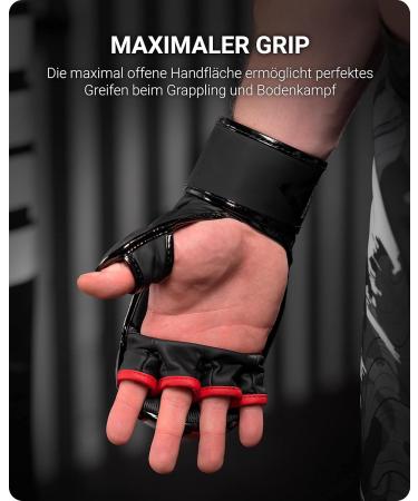 Phantom MMA Gloves APEX | Professional Sparring Boxing & Freefight Gloves - Black S/M | International Shipping - Buy Online on GoSupps.com
