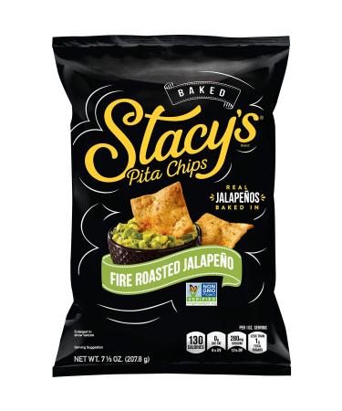Stacy's Fire Roasted Jalapeno Pita Chips, 7.33 Oz