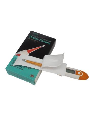 100 Premium Sterile Digital Thermometer Probe Covers - Disposable & Universal - Hygienic Hospital-Grade Protection - Buy Online on GoSupps.com