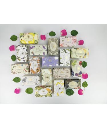 Buy Luxury Lemon Mandarin Soap Bar | English Soap Company - Moisturising Shea Butter Soap for Face & Body | Vintage Wrapped 190g - Buy Online on GoSupps.com