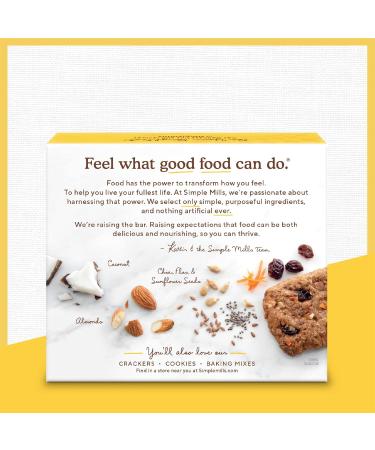 Buy Simple Mills Almond Flour Snack Bars - Gluten Free Spiced Carrot Cake Organic Paleo Friendly Breakfast Bars (6oz - Buy Online on GoSupps.com